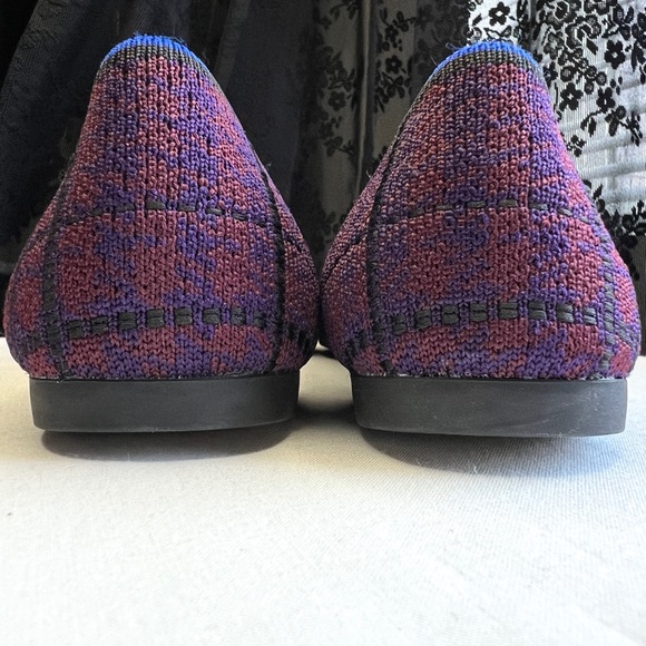 ROTHY’S: “The Point” in Cranberry Plaid, Size 9.5 NIB - Picture 7 of 14